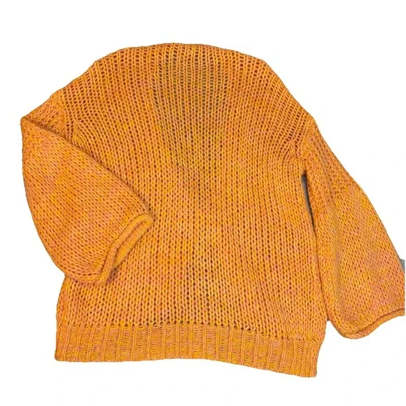 Free People Sugar‎ Candy Combo Hometown Cardigan Sweater Sz Small Oversized - Picture 3 of 9